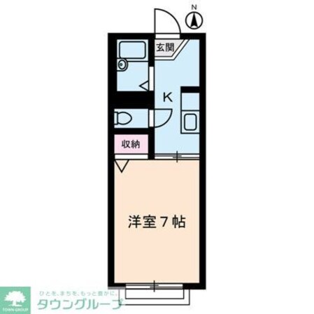 藤ハイツの物件間取画像